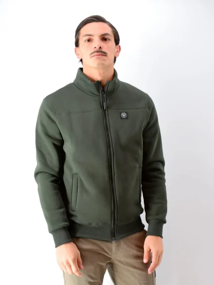 Track Top "Venator" Army Green Three-Stroke
