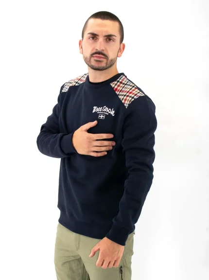 Jumper "Alex" Navy Three-Stroke