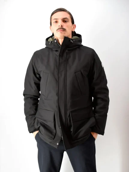 Giubbotto "Fortis" Black Three-Stroke