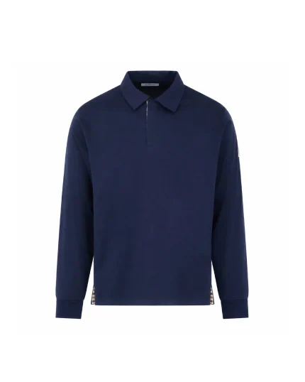 Polo Tech Jersey L/S Navy Aquascutum
