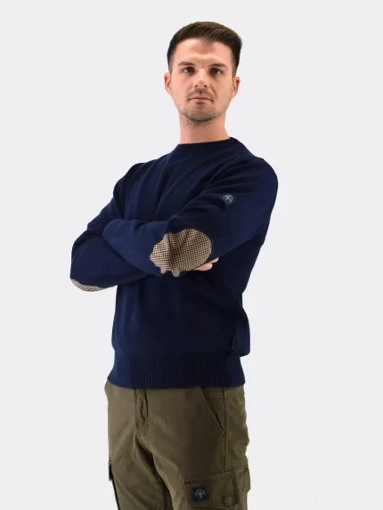 Jumper "Ulf" Navy Three-Stroke